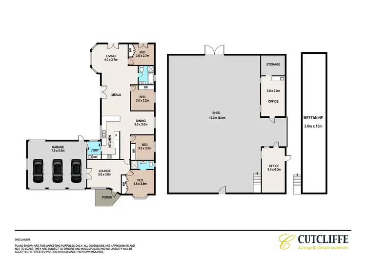 Floorplan of Homely rural property listing, 1-3 Spencer Road, Londonderry NSW 2753