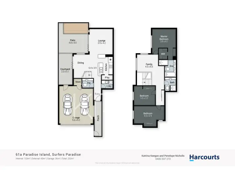Floorplan of Homely villa listing, 61A Paradise Island, Surfers Paradise QLD 4217