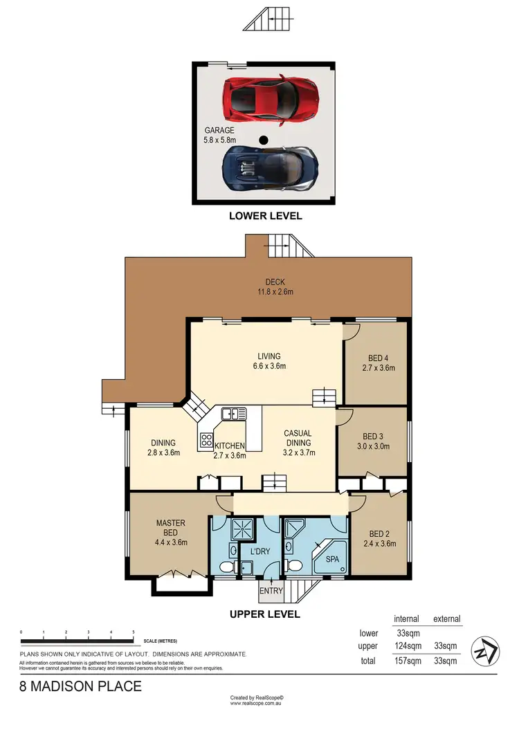 Floorplan of Homely house listing, 8 Madison Place, Carina QLD 4152