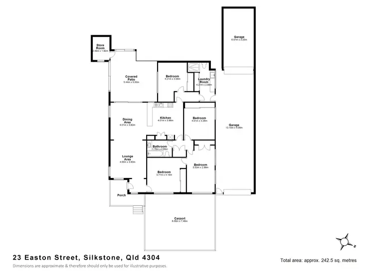 Floorplan of Homely house listing, 23 Easton Street, Silkstone QLD 4304