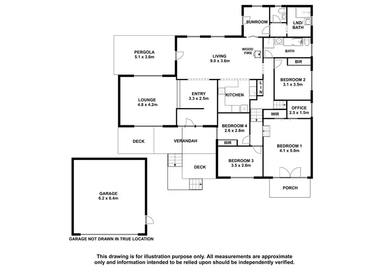 Floorplan of Homely house listing, 3 MOORAK CRESCENT, Mount Gambier SA 5290