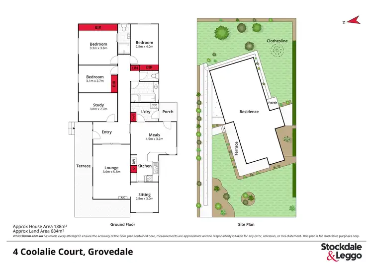 Floorplan of Homely house listing, 4 Coolalie Court, Grovedale VIC 3216