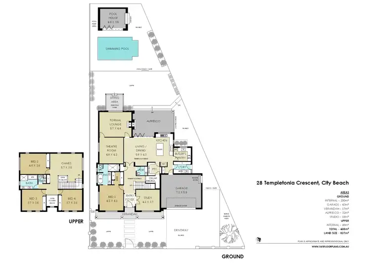 Floorplan of Homely house listing, 28 Templetonia Crescent, City Beach WA 6015