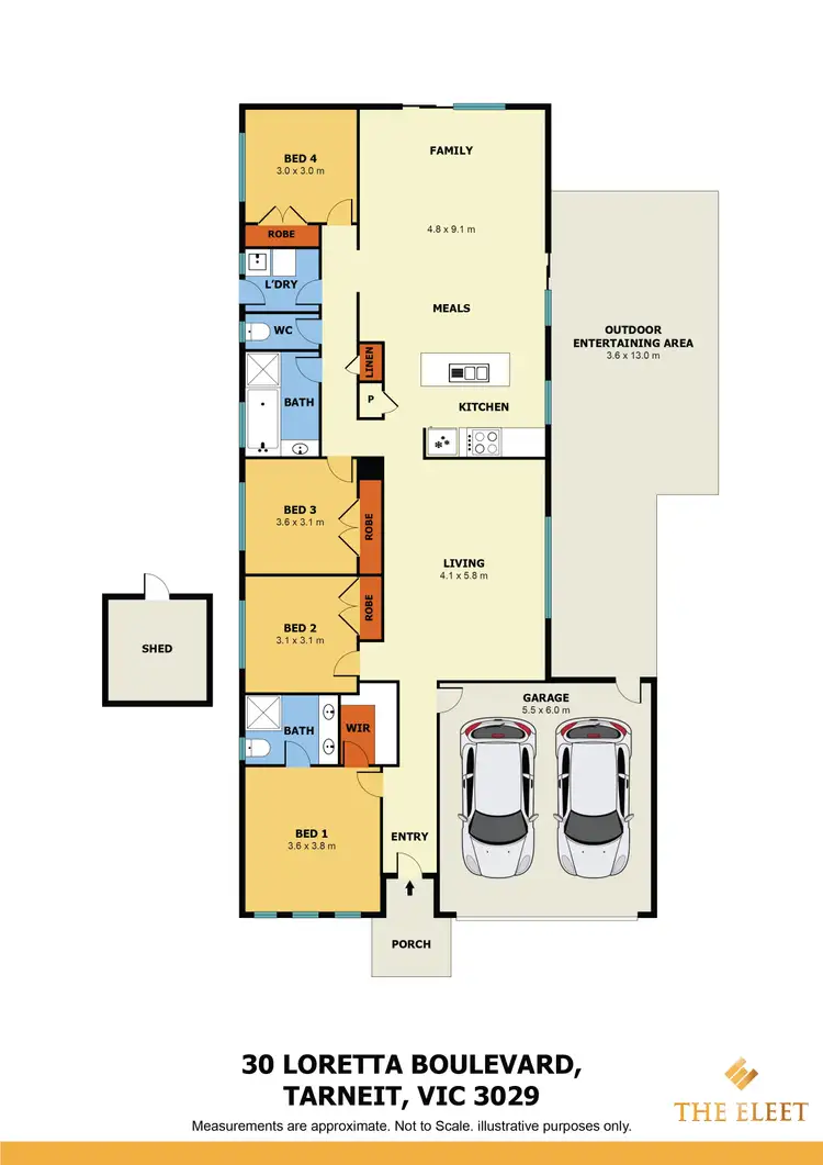 Floorplan of Homely house listing, 30 Loretta Boulevard, Tarneit VIC 3029
