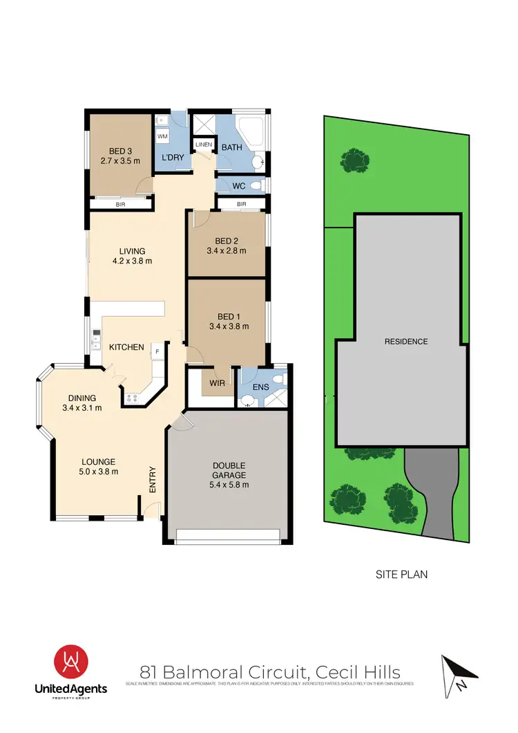 Floorplan of Homely house listing, 81 Balmoral Circuit, Cecil Hills NSW 2171