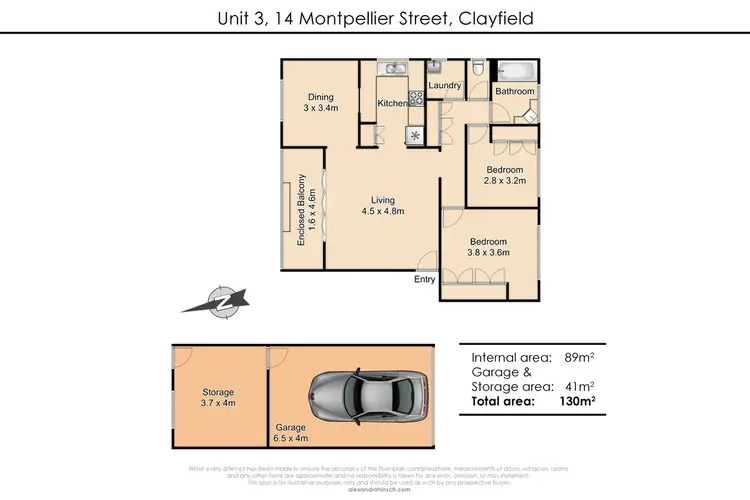 Floorplan of Homely unit listing, 3/14 Montpelier Street, Clayfield QLD 4011