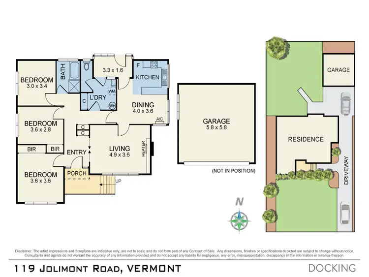 Floorplan of Homely house listing, 119 Jolimont Road, Vermont VIC 3133