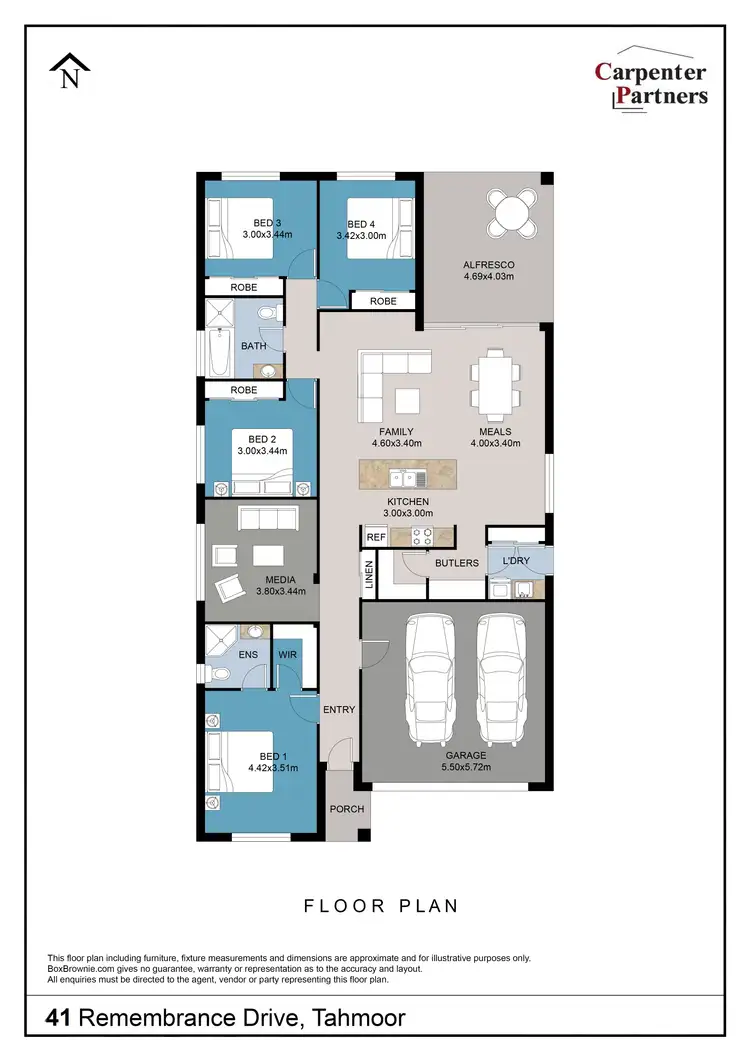 Floorplan of Homely house listing, 41 Remembrance Drive, Tahmoor NSW 2573