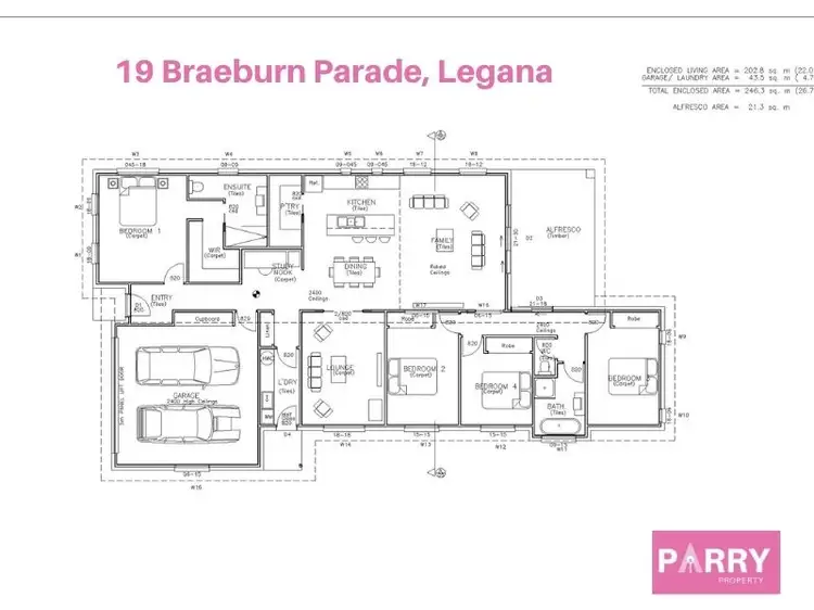 Floorplan of Homely house listing, 19 Braeburn Parade, Legana TAS 7277