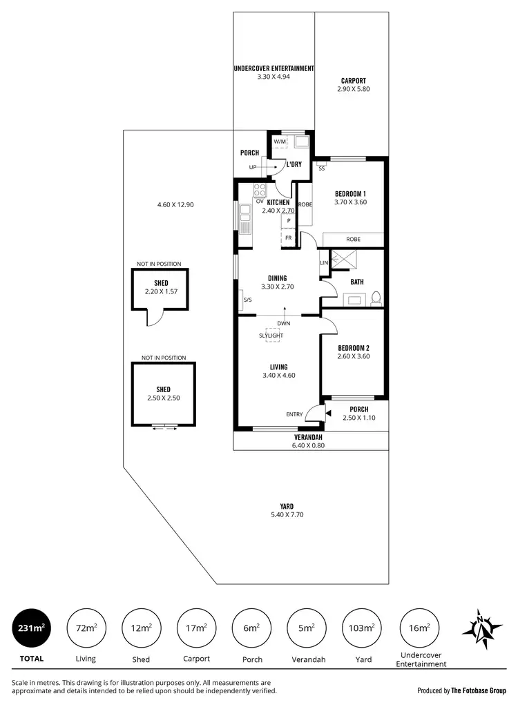 Floorplan of Homely unit listing, 1/4 Carey Street, Magill SA 5072