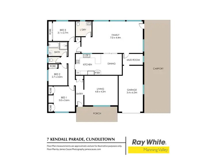Floorplan of Homely house listing, 7 Kendall Parade, Cundletown NSW 2430