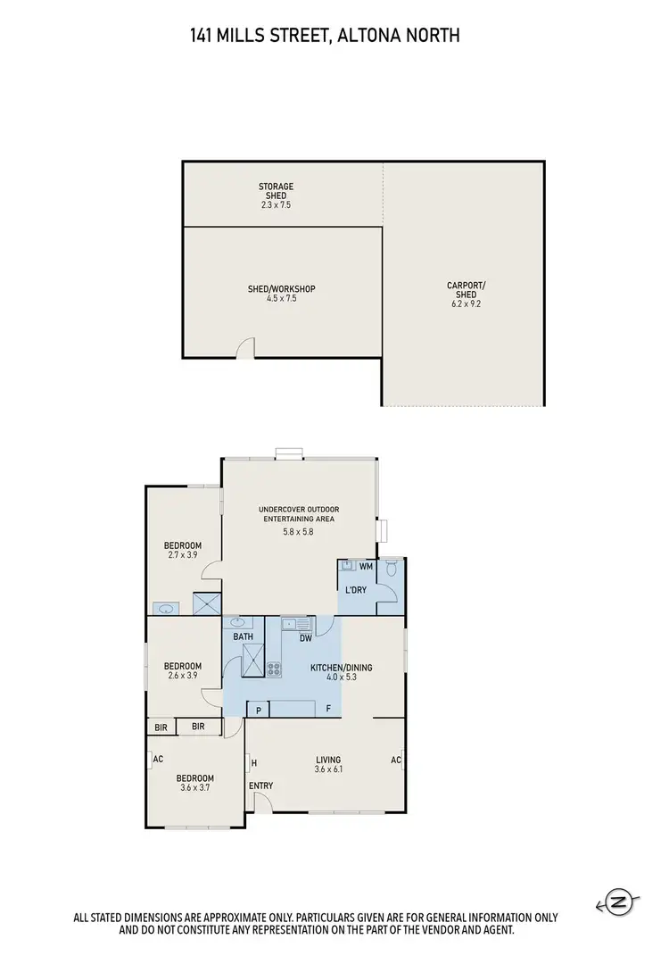 Floorplan of Homely house listing, 141 Mills Street, Altona North VIC 3025