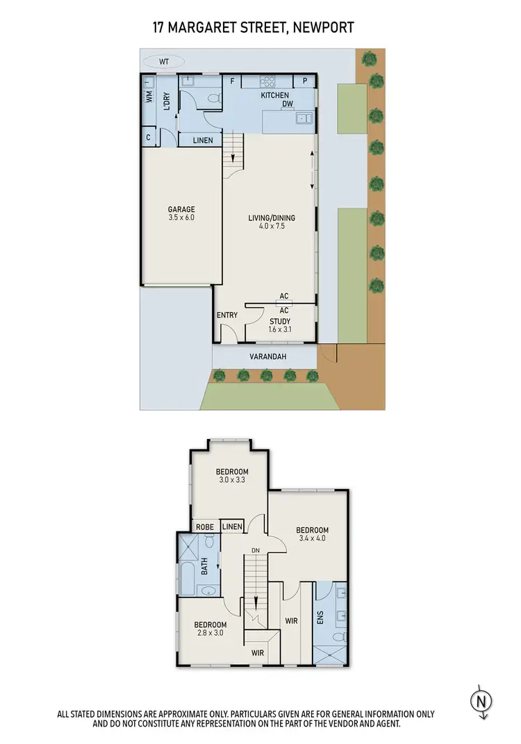 Floorplan of Homely townhouse listing, 17 Margaret Street, Newport VIC 3015