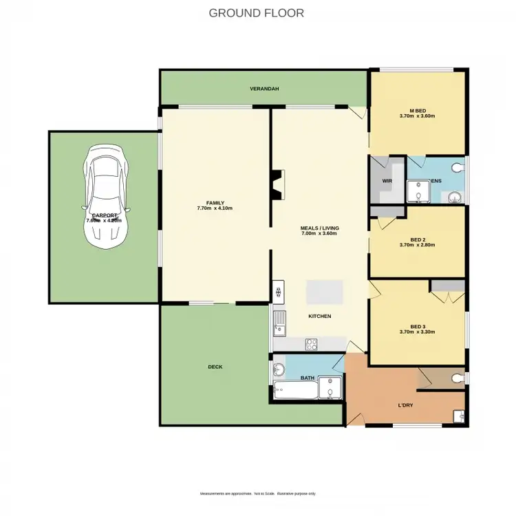 Floorplan of Homely house listing, 39A Shiffner Street, Violet Town VIC 3669
