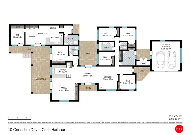 Floorplan of Homely house listing, 10 Coriedale Drive, Coffs Harbour NSW 2450