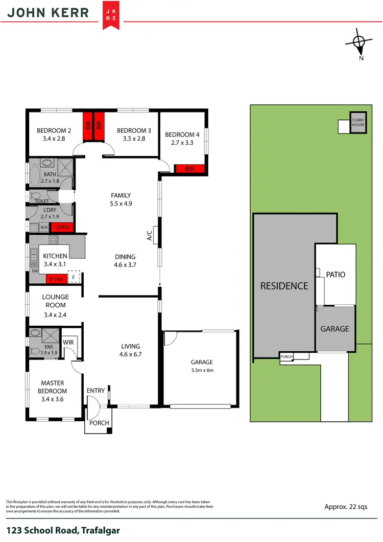 Floorplan of Homely house listing, 123 School Road, Trafalgar VIC 3824