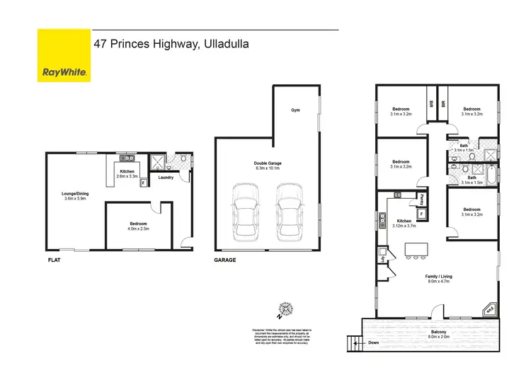 Floorplan of Homely house listing, 47 Princes Highway, Ulladulla NSW 2539