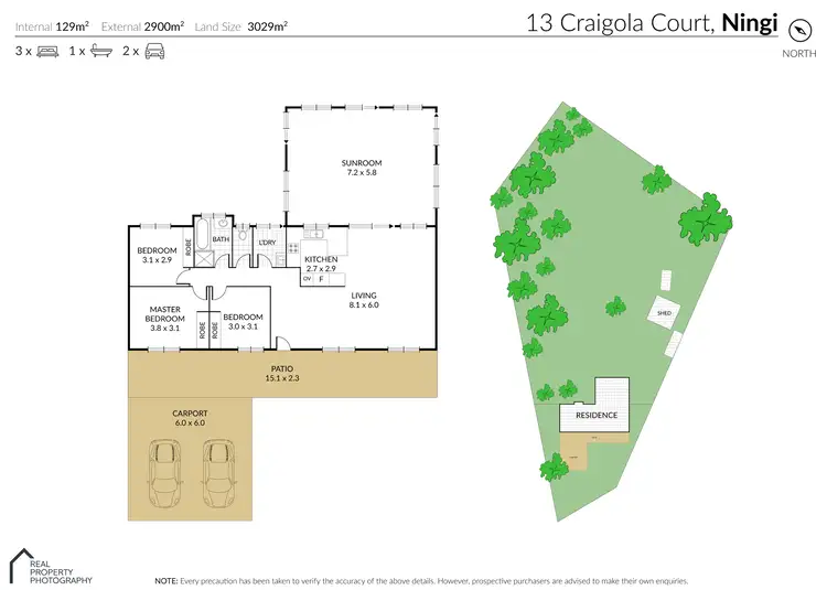 Floorplan of Homely house listing, 13 Craigola Court, Ningi QLD 4511