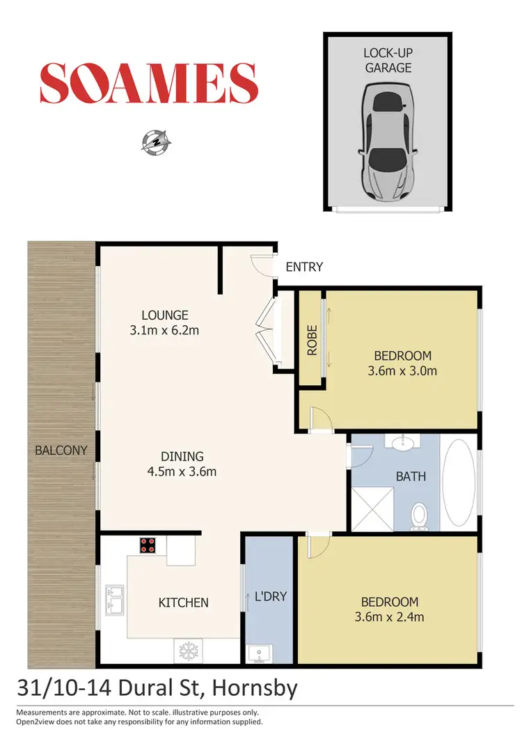 Floorplan of Homely apartment listing, 31/10-14 Dural Street, Hornsby NSW 2077