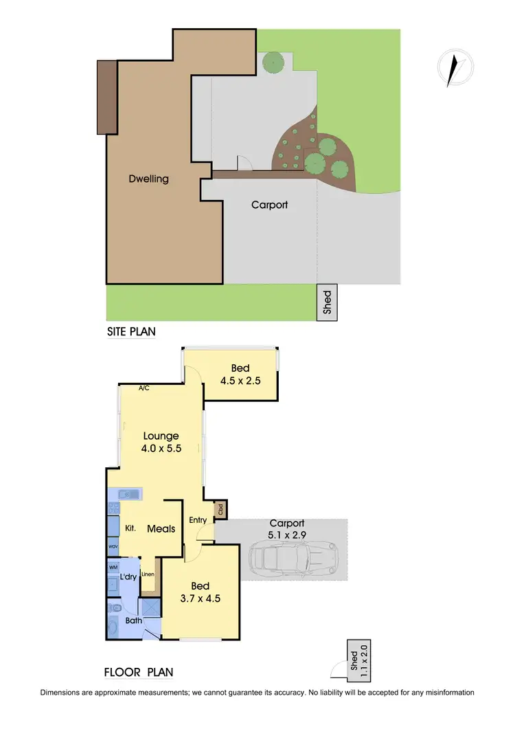 Floorplan of Homely unit listing, 1/7 Cremin Court, Rosanna VIC 3084