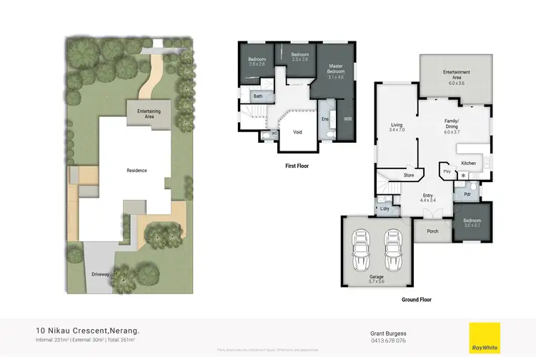 Floorplan of Homely house listing, 10 Nikau Crescent, Nerang QLD 4211