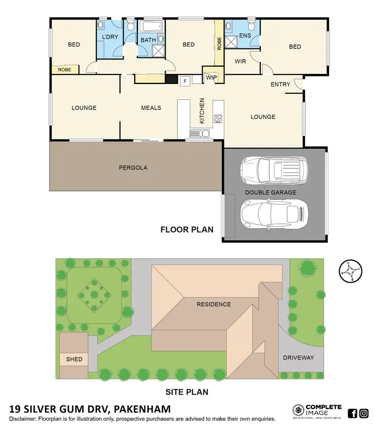 Floorplan of Homely house listing, 19 Silver Gum Drive, Pakenham VIC 3810
