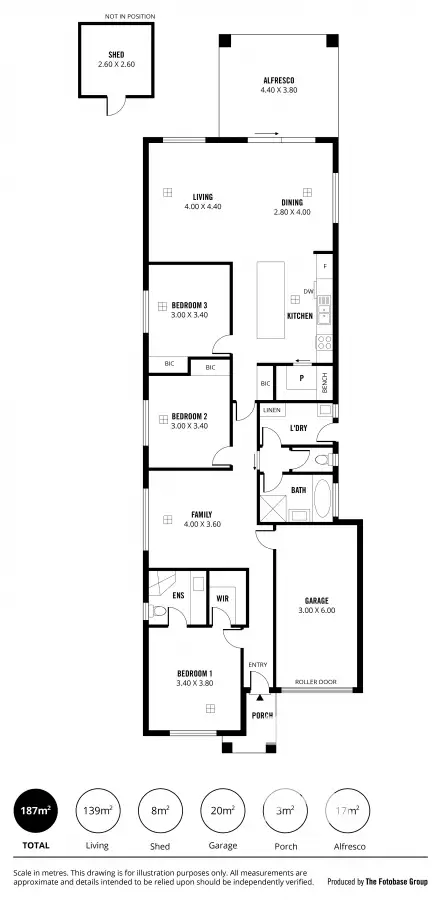 Floorplan of Homely house listing, 8 Scott Street, Osborne SA 5017