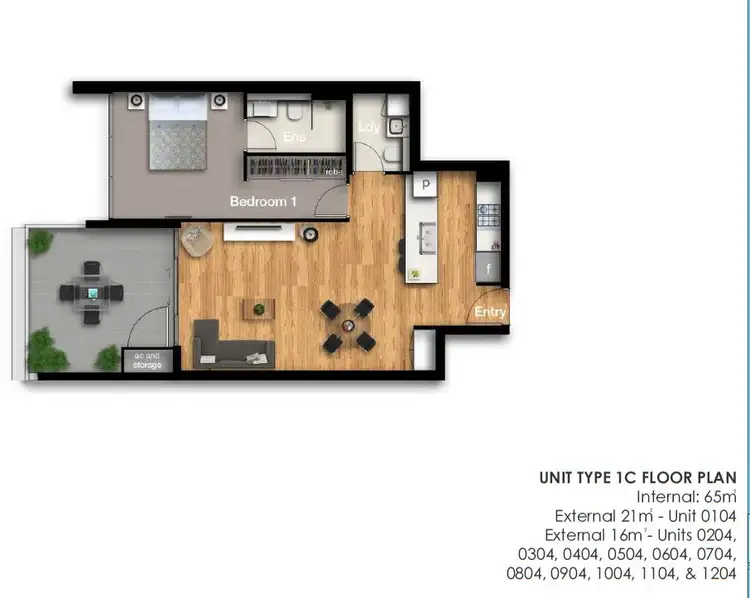 Floorplan of Homely apartment listing, 204/37 Archer Street, Toowong QLD 4066