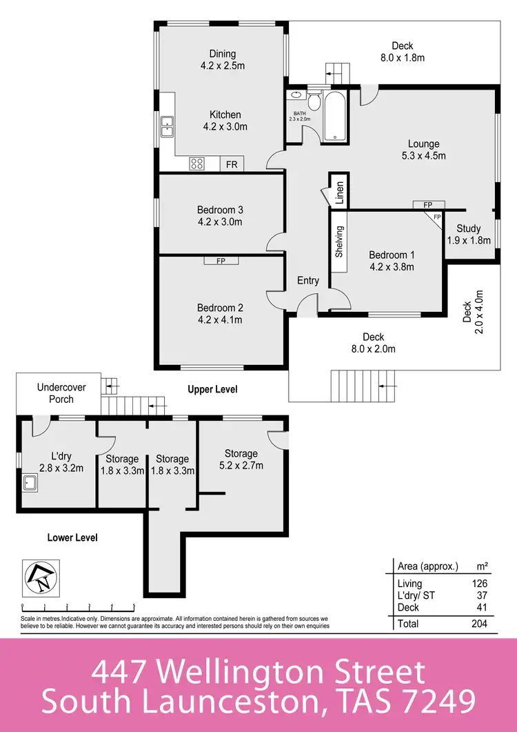 Floorplan of Homely house listing, 447 Wellington Street, South Launceston TAS 7249