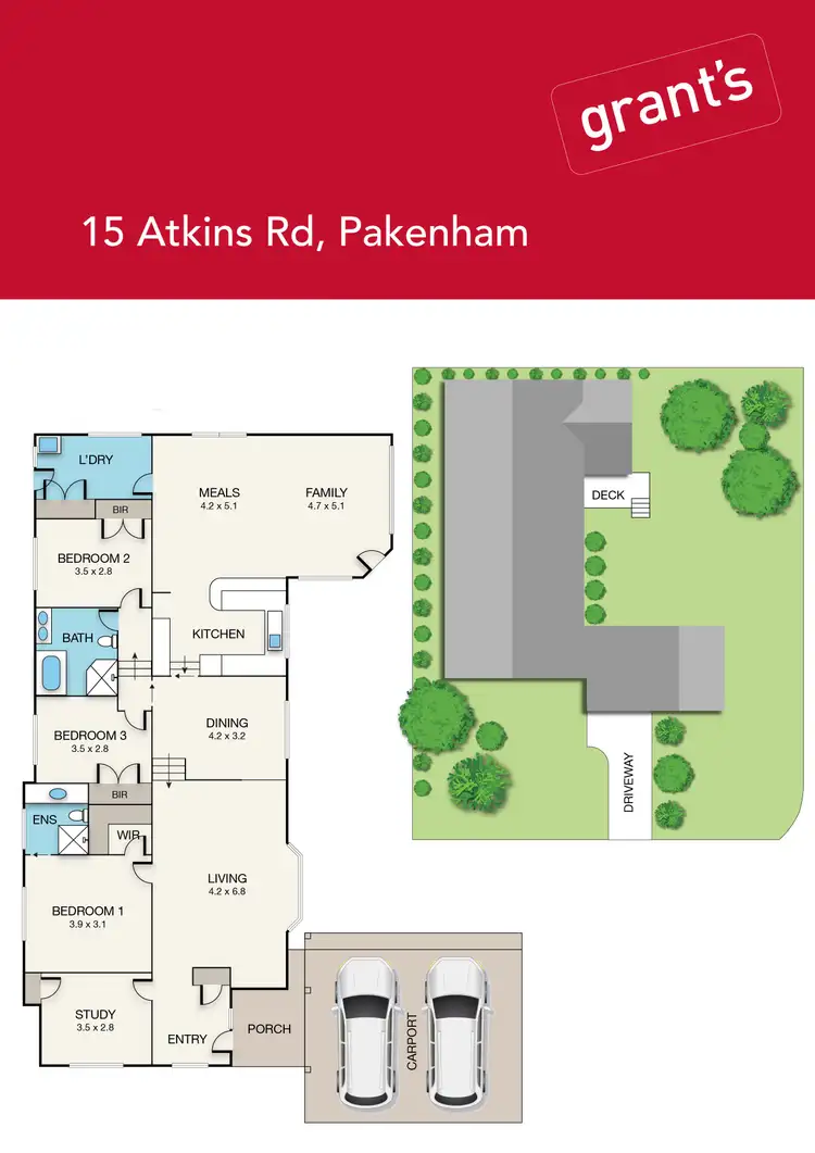 Floorplan of Homely house listing, 15 Atkins Road, Pakenham VIC 3810