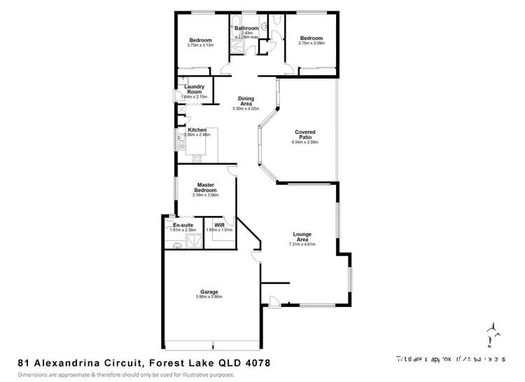 Floorplan of Homely house listing, 81 Alexandrina Circuit, Forest Lake QLD 4078