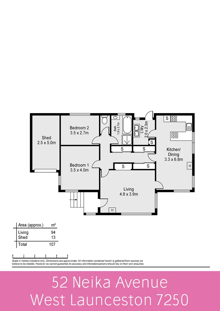 Floorplan of Homely house listing, 52 Neika Aveneue, West Launceston TAS 7250