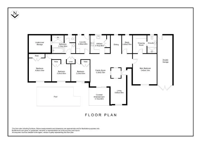 Floorplan of Homely house listing, 36 Panorama Road, Tamworth NSW 2340