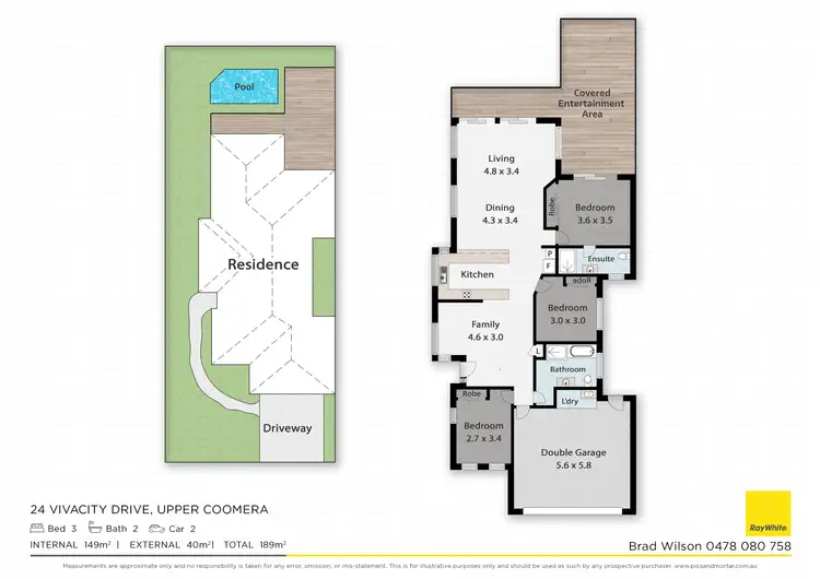 Floorplan of Homely house listing, 24 Vivacity Drive, Upper Coomera QLD 4209