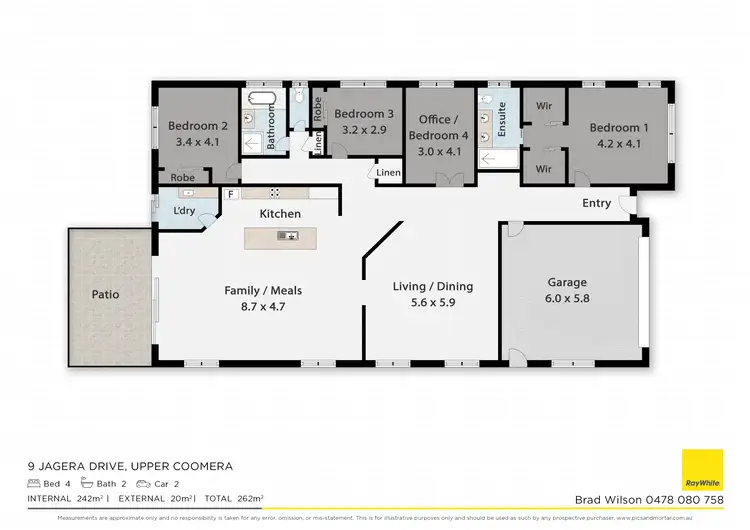 Floorplan of Homely house listing, 9 Jagera Drive, Upper Coomera QLD 4209