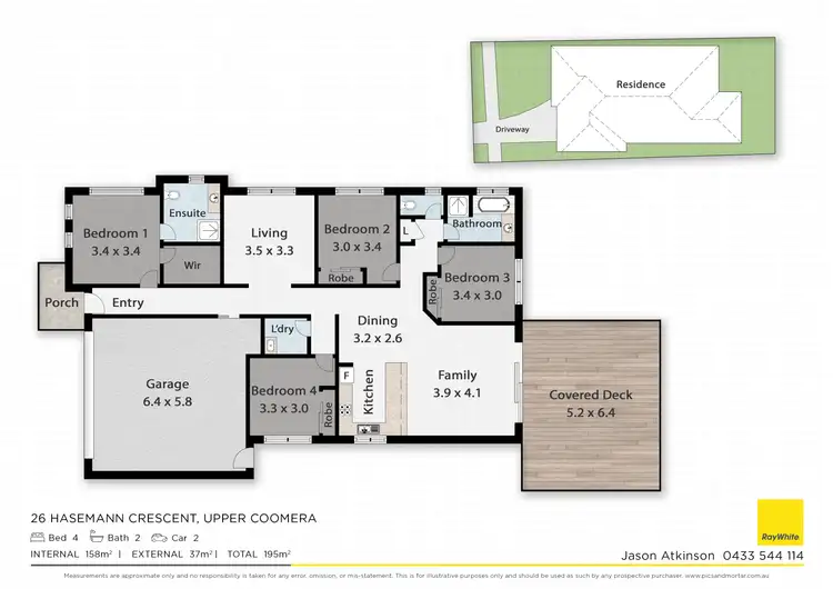 Floorplan of Homely house listing, 26 Hasemann Crescent, Upper Coomera QLD 4209