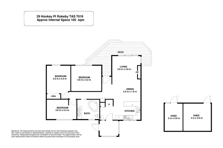 Floorplan of Homely house listing, 29 Hookey Place, Rokeby TAS 7019