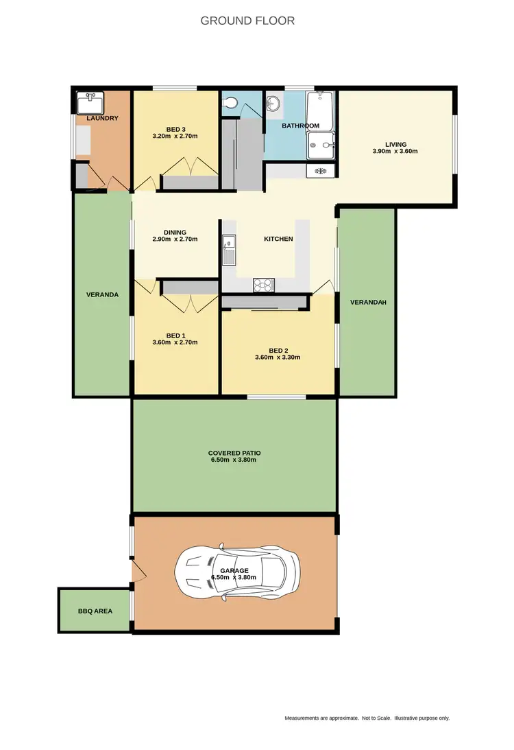 Floorplan of Homely house listing, 20 George Street, Benalla VIC 3672