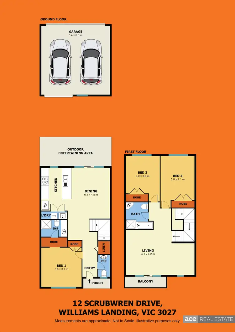 Floorplan of Homely house listing, 12 Scrubwren Drive, Williams Landing VIC 3027