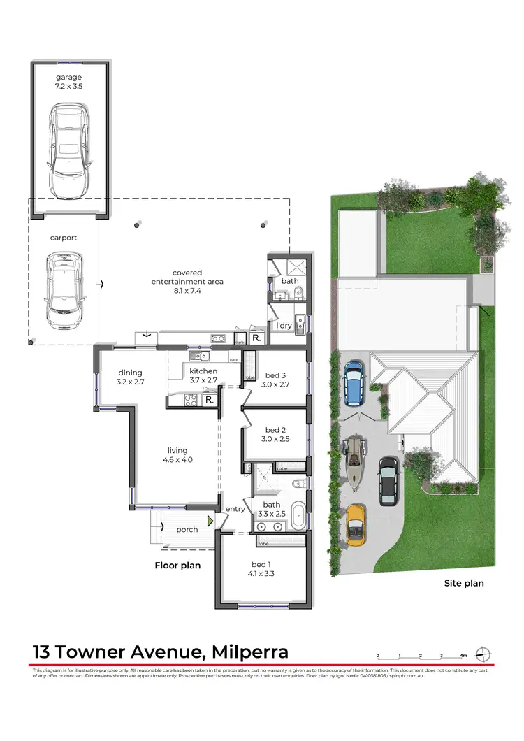 Floorplan of Homely house listing, 13 Towner Avenue, Milperra NSW 2214