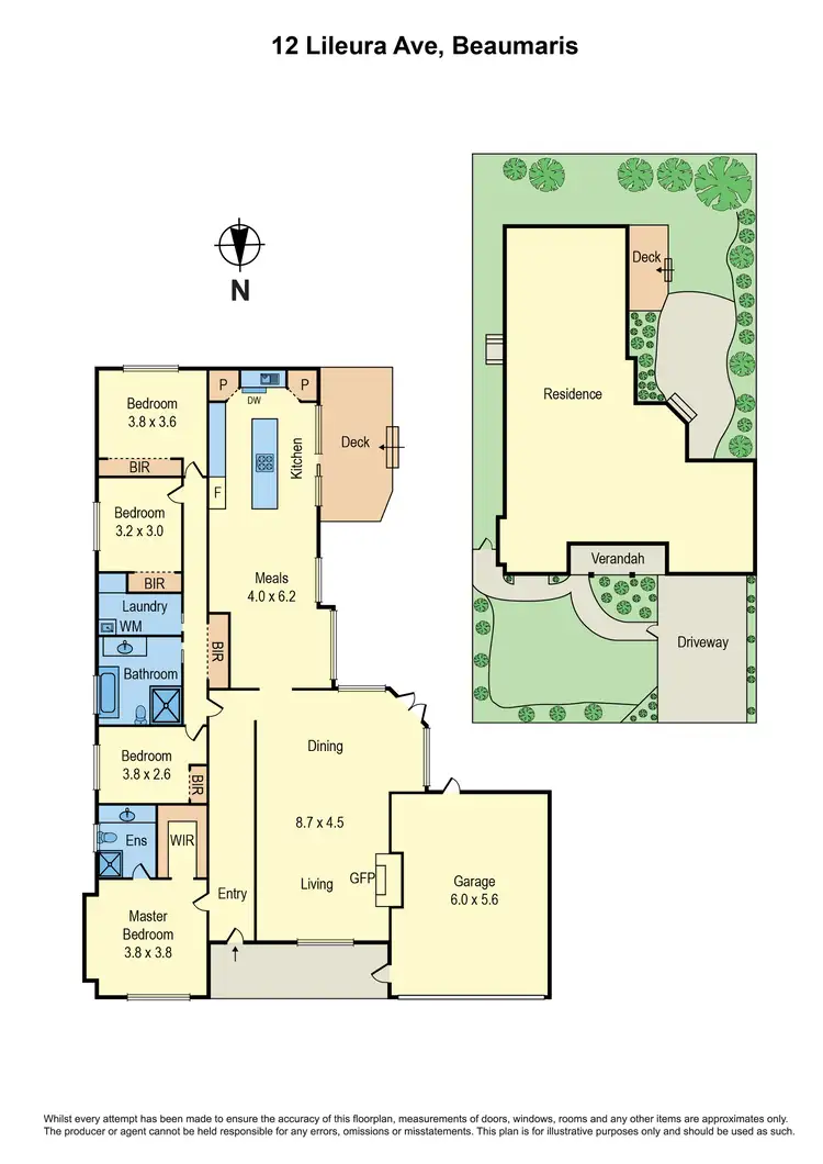 Floorplan of Homely house listing, 12 Lileura Avenue, Beaumaris VIC 3193