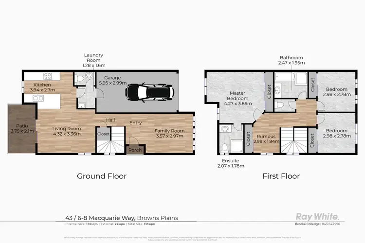 Floorplan of Homely house listing, 43/6-8 Macquarie Way, Browns Plains QLD 4118