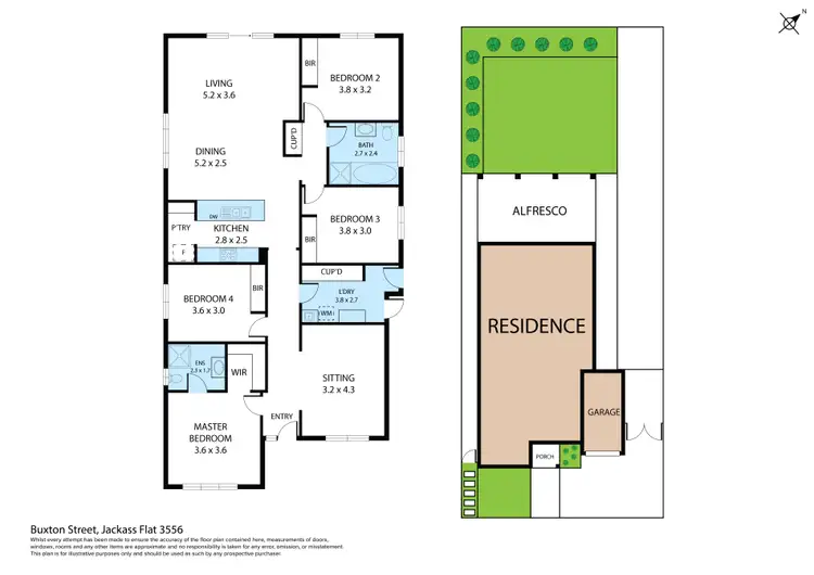Floorplan of Homely house listing, 11 Buxton Street, Jackass Flat VIC 3556