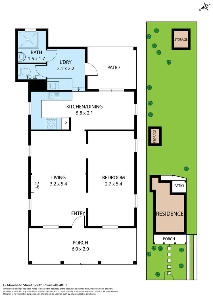 Floorplan of Homely house listing, 17 Morehead Street, South Townsville QLD 4810