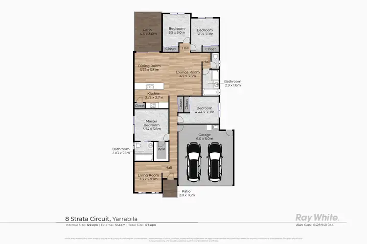 Floorplan of Homely house listing, 8 Strata Circuit, Yarrabilba QLD 4207