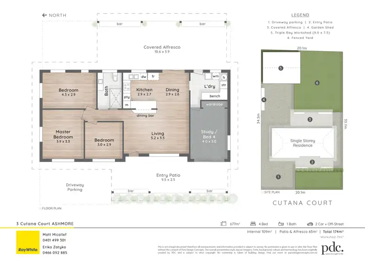 Floorplan of Homely house listing, 3 Cutana Court, Ashmore QLD 4214