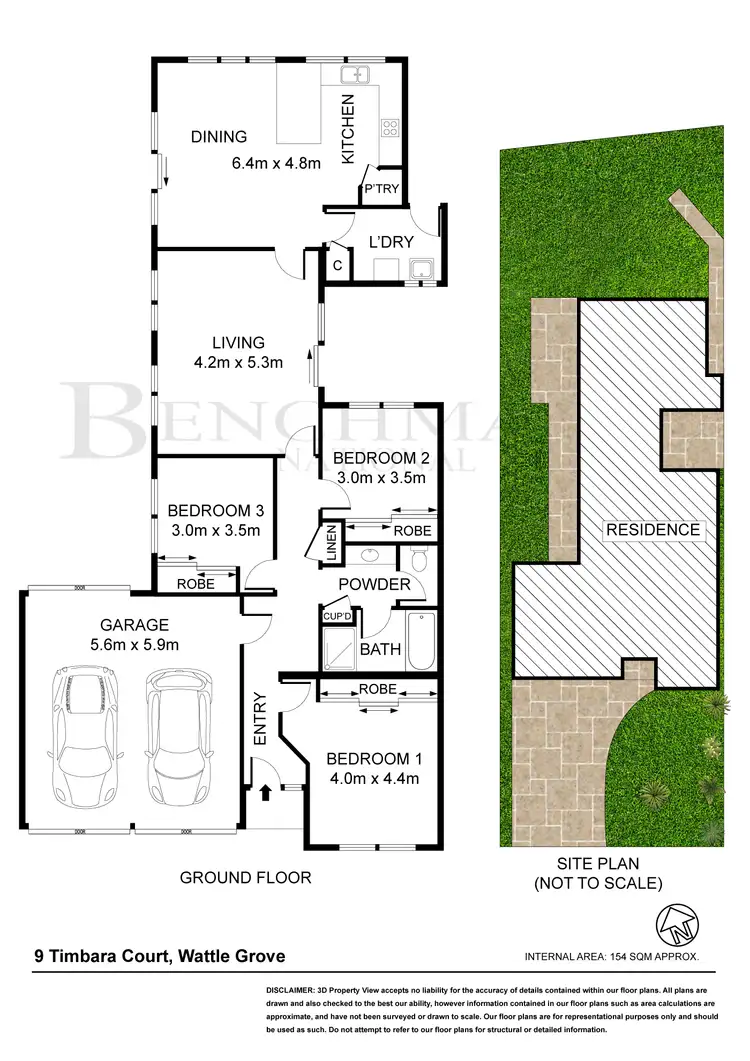 Floorplan of Homely house listing, 9 Timbara Court, Wattle Grove NSW 2173