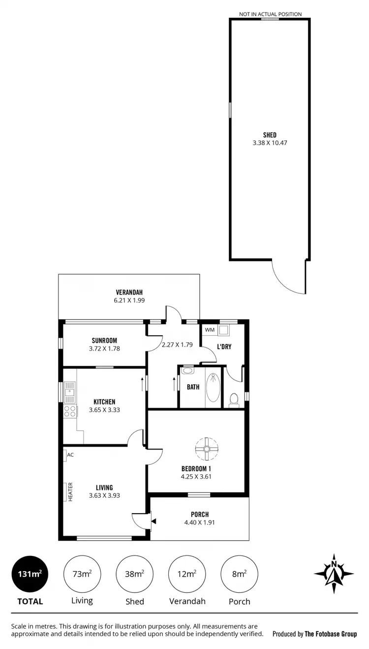 Floorplan of Homely house listing, 8 Clifton Street, Blair Athol SA 5084