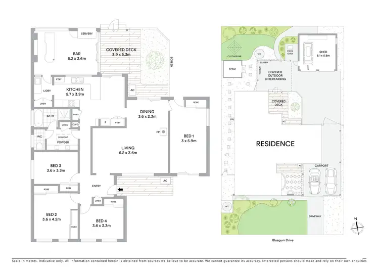 Floorplan of Homely house listing, 45 Bluegum Drive, Camira QLD 4300
