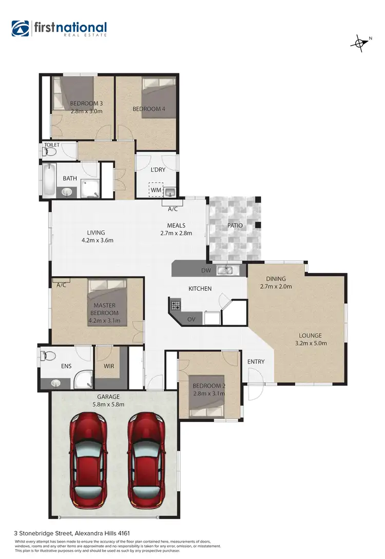 Floorplan of Homely house listing, 3 Stonebridge Street, Alexandra Hills QLD 4161